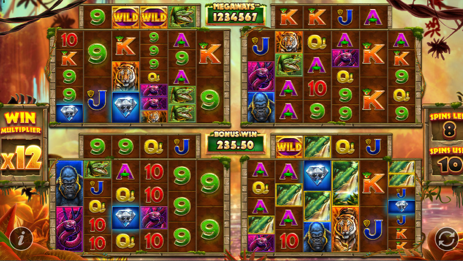 Gorilla Gold Megaways slot Super Spins feature