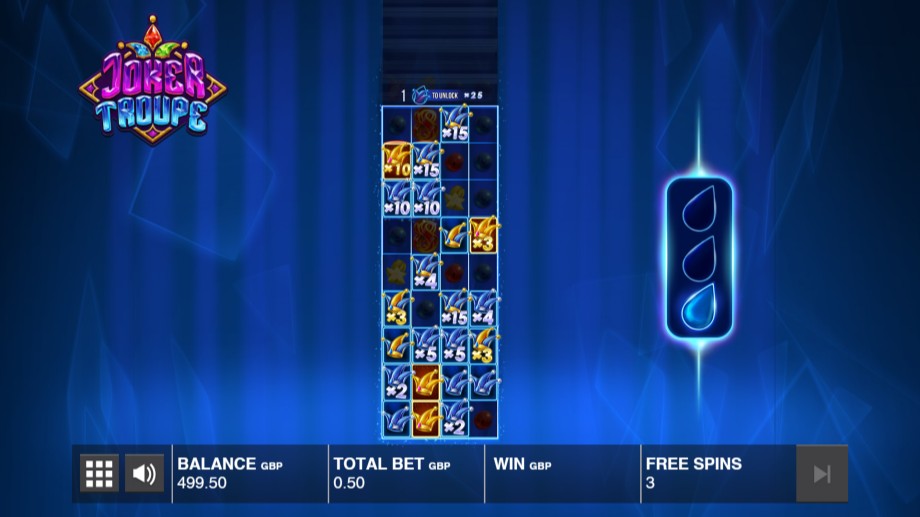 Joker Troupe slot Blue Joker feature