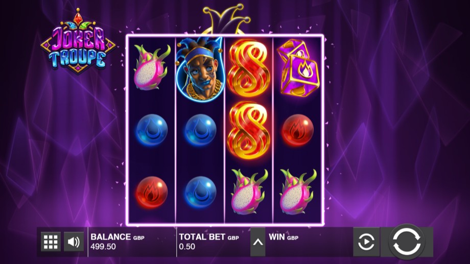 Joker Troupe slot base game