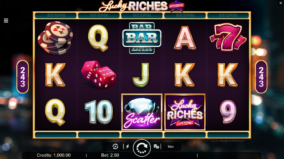 Lucky Riches Hyperspins Base Game