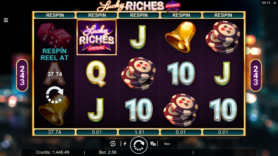 Lucky Riches Hyperspins Respin feature