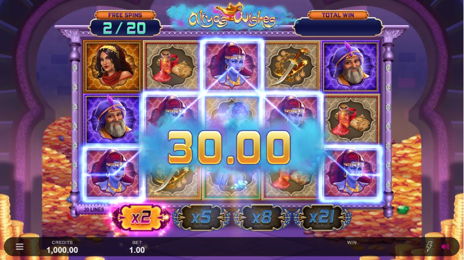 Aliya's Wishes slot Free Spins feature