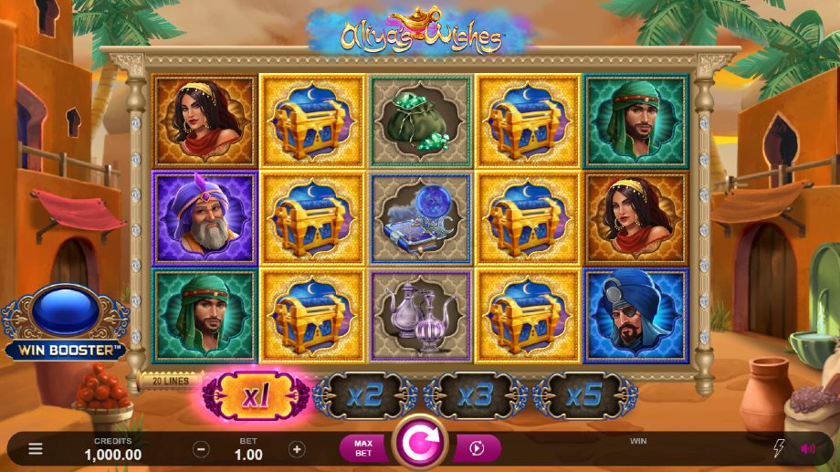 Aliya's Wishes slot base game