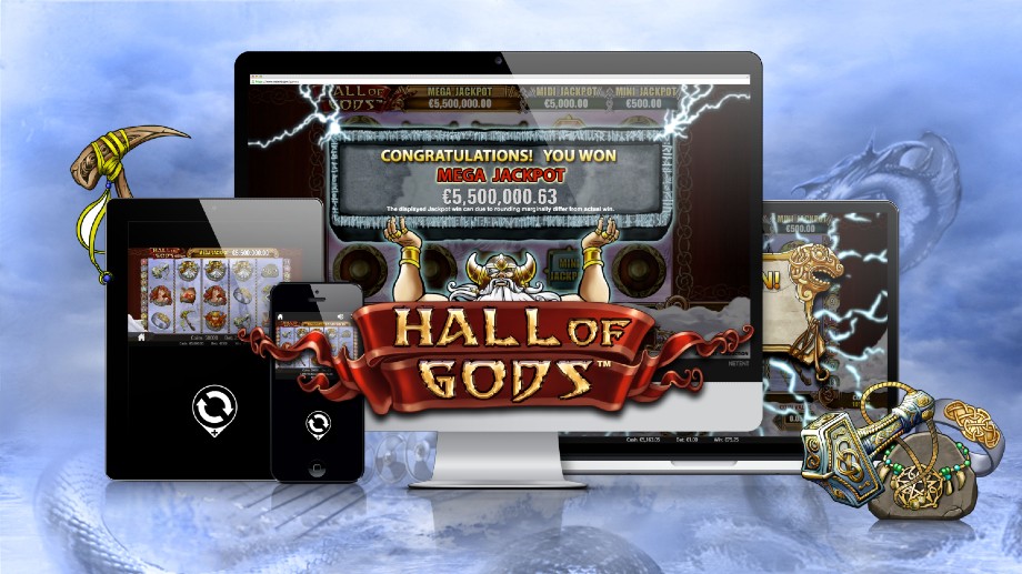 Hall of Gods slot devices