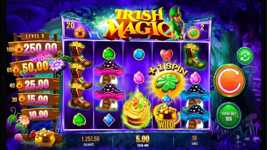 Irish Magic slot base game