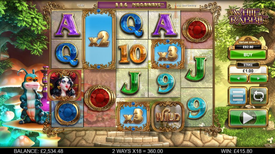 White Rabbit Megaways slot base game