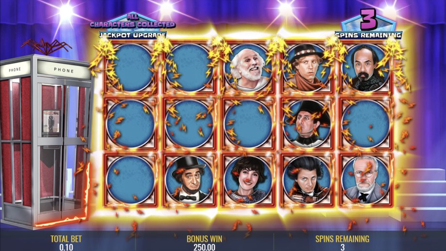 Bill & Ted's Excellent Adventure slot Lock and Respin Bonus feature