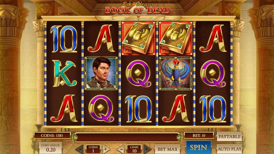 Book of Dead slot base game