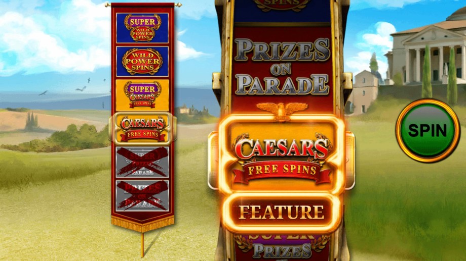 Centurion Megaways slot Bonus Wheel