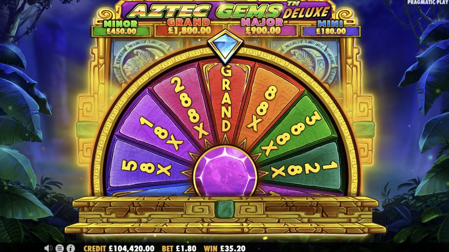 Aztec Gems Deluxe slot Money Respin feature
