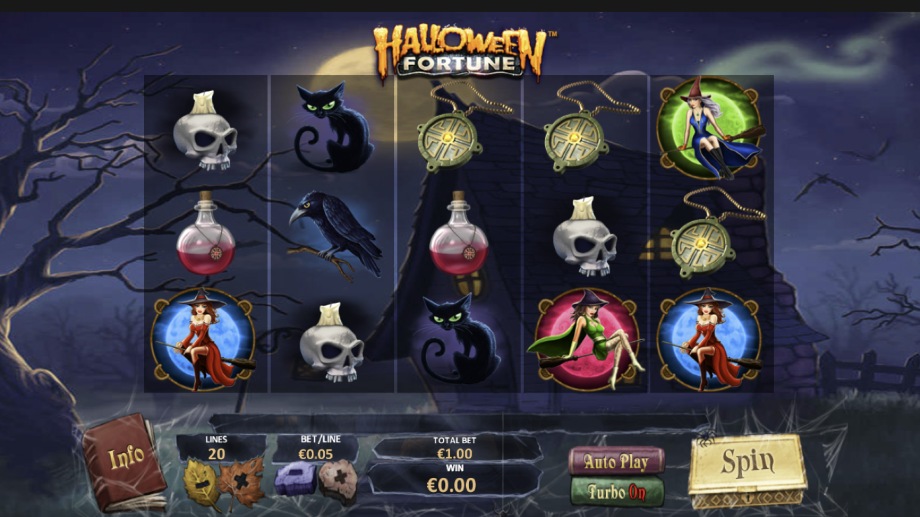 Halloween Fortune slot base game