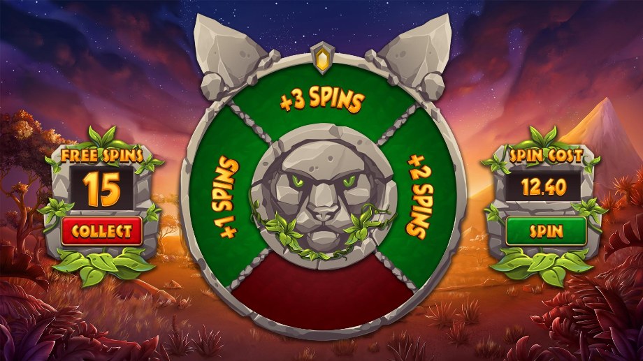 Big Cat King Megaways slot Spin Creaser Wheel feature