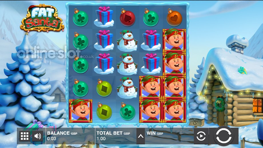 Fat Santa slot base game
