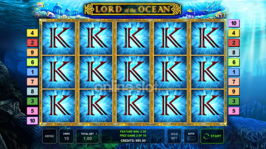 Lord of the Ocean slot Free Games feature