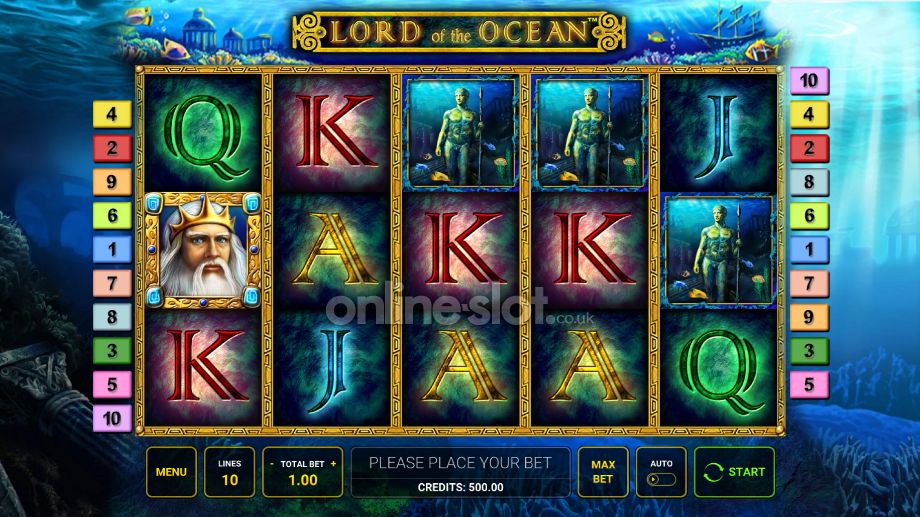 Lord of the Ocean slot base game