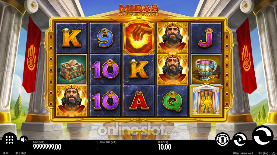 Midas Golden Touch slot base game