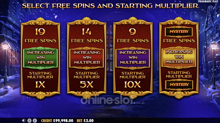 christmas carol megaways slot free spins feature