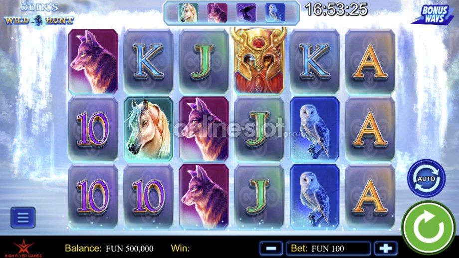 odins wild hunt slot base game