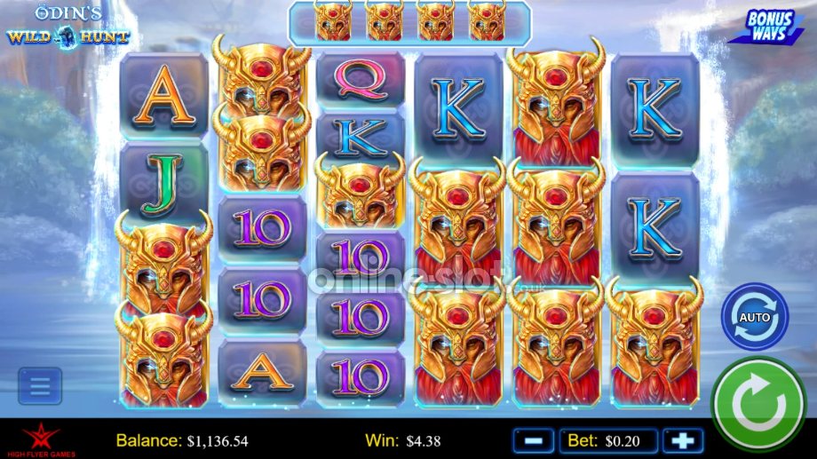 odins wild hunt slot symbol transformations feature