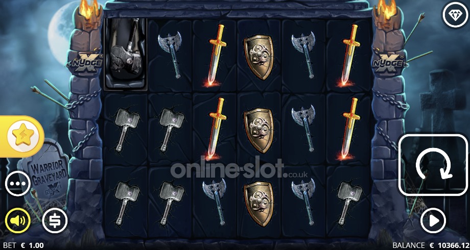 warrior graveyard slot base game
