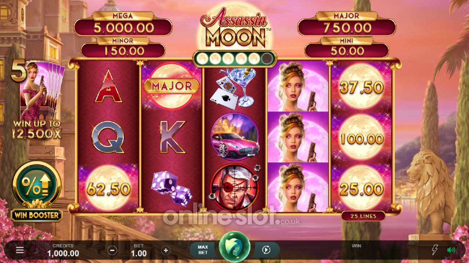 assassin moon slot base game