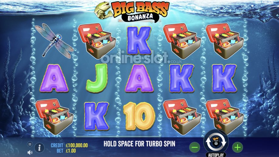 big bass bonanza slot base game