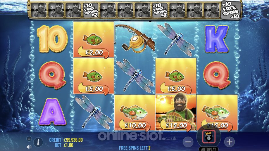 big bass bonanza slot free spins feature