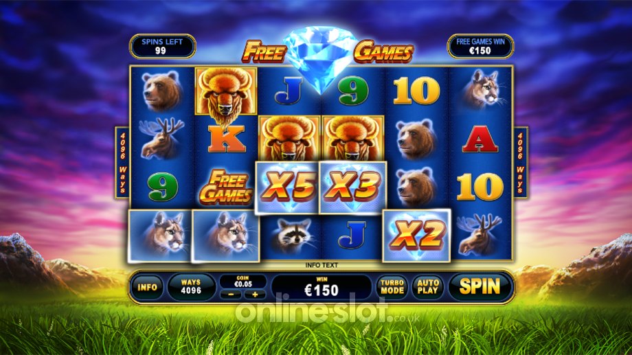 buffalo blitz slot free games feature