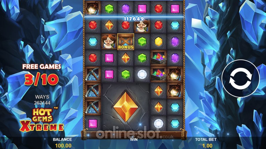 hot gems xtreme slot free games feature