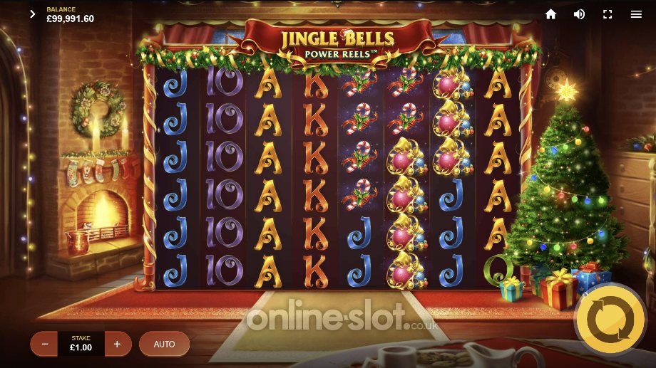 jingle bells power reels slot base game