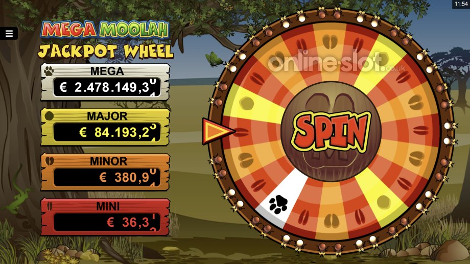 mega moolah slot jackpot bonus game feature