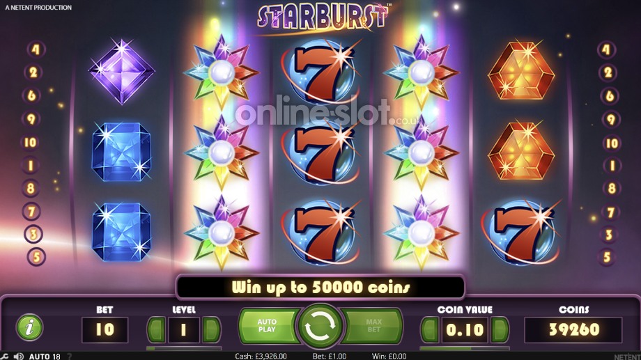 starburst wilds feature