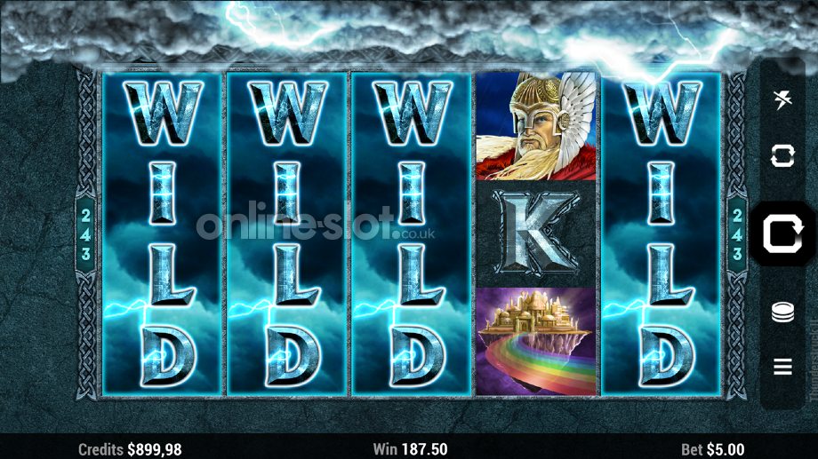 thunderstruck 2 slot wildstorm feature