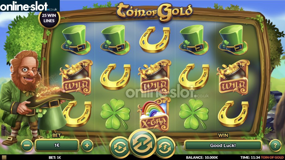 toin of gold slot base game
