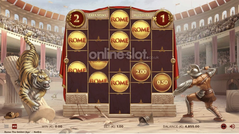 rome the golden age slot free spins feature
