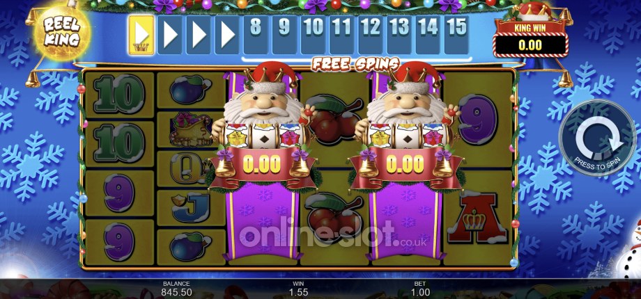 santa king megaways slot king features