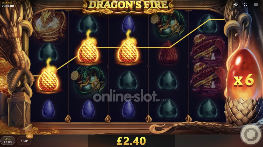 dragons fire slot dragons egg multiplier feature