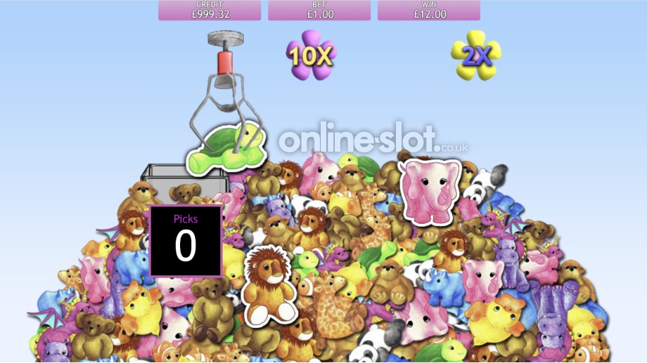 fluffy favourites slot toybox pick feature