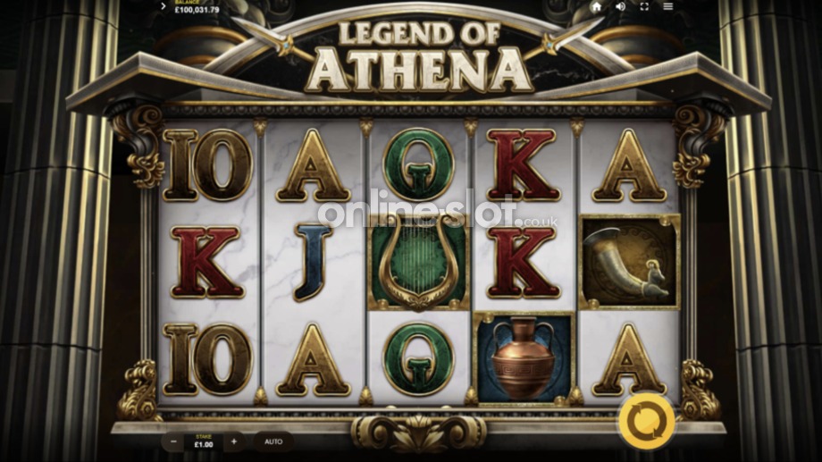 legend of athena slot base game