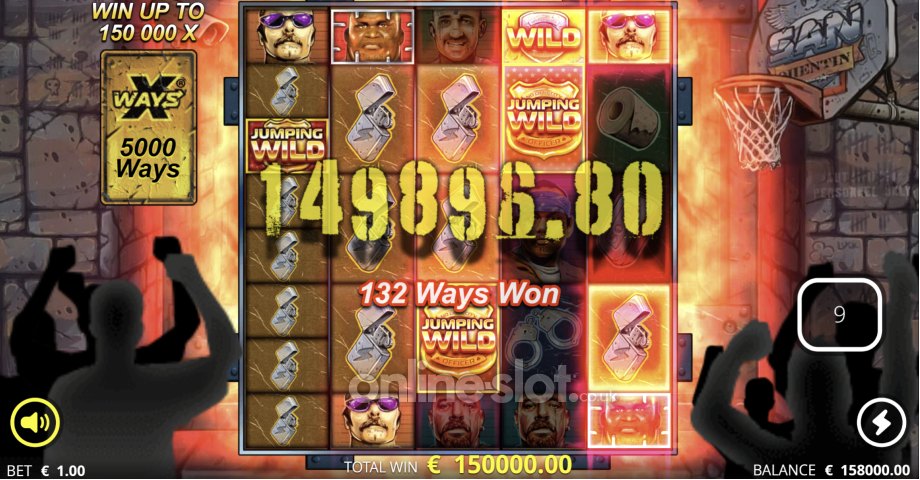 san quentin slot lockdown spins feature