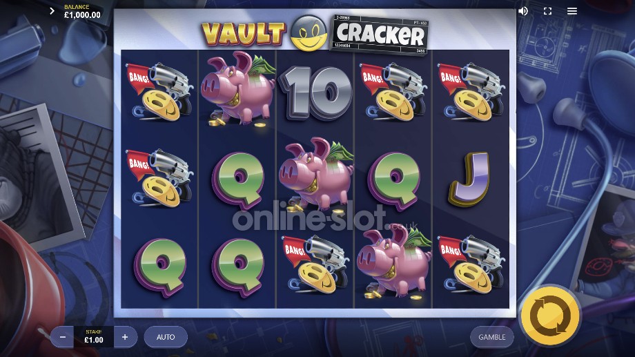 vault cracker slot base game