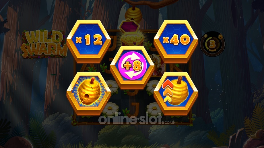 wild swarm slot pick feature
