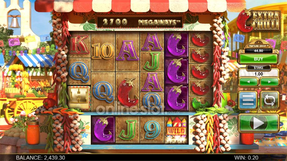 extra chilli megaways slot base game