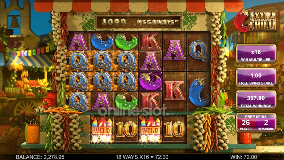 extra chilli megaways slot free spins feature