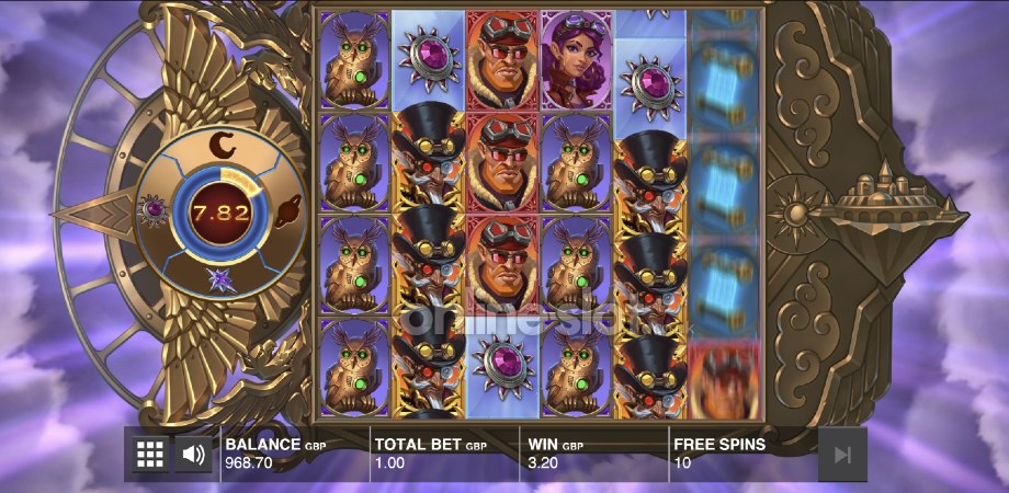land of zenith slot hypermode free spins feature