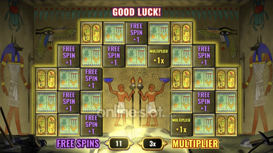 pharaohs fortune slot free spins bonus feature