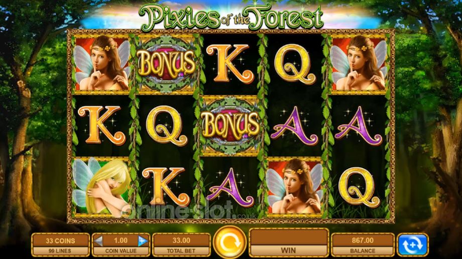 pixies of the forest slot base game