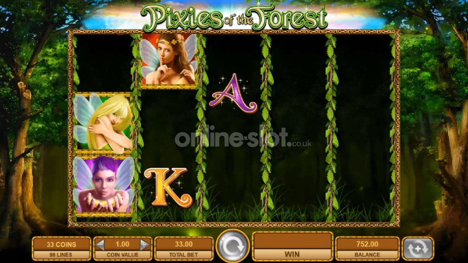 pixies of the forest slot tumbling reels feature