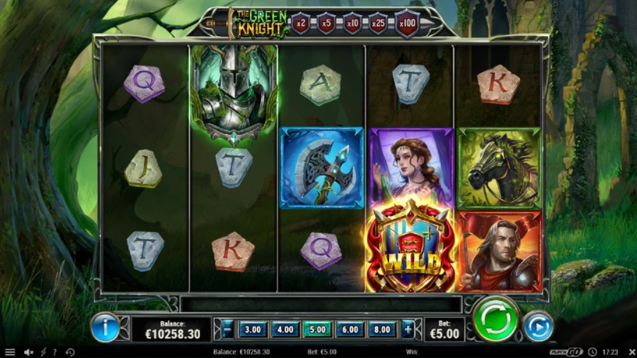 the green knight slot base game