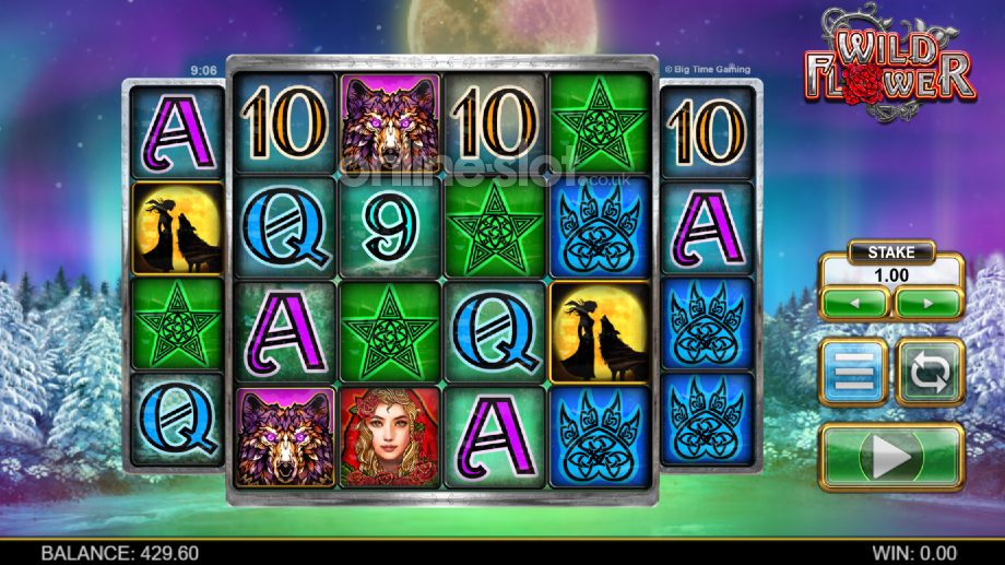 wild flower slot base game